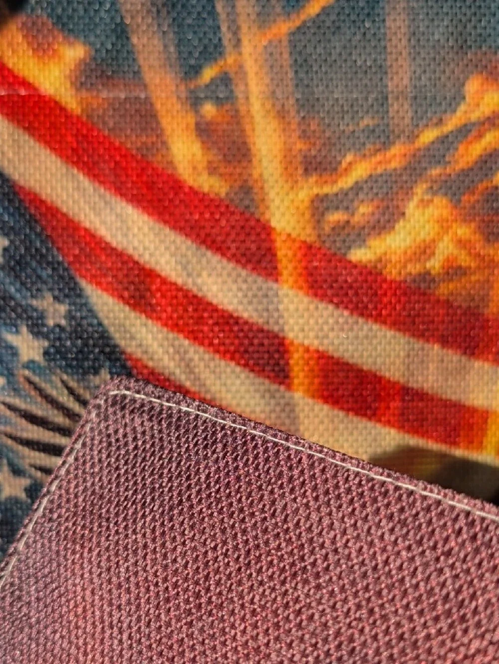 Memorial Day Wall Flag Decor Patriotic Eagle Design